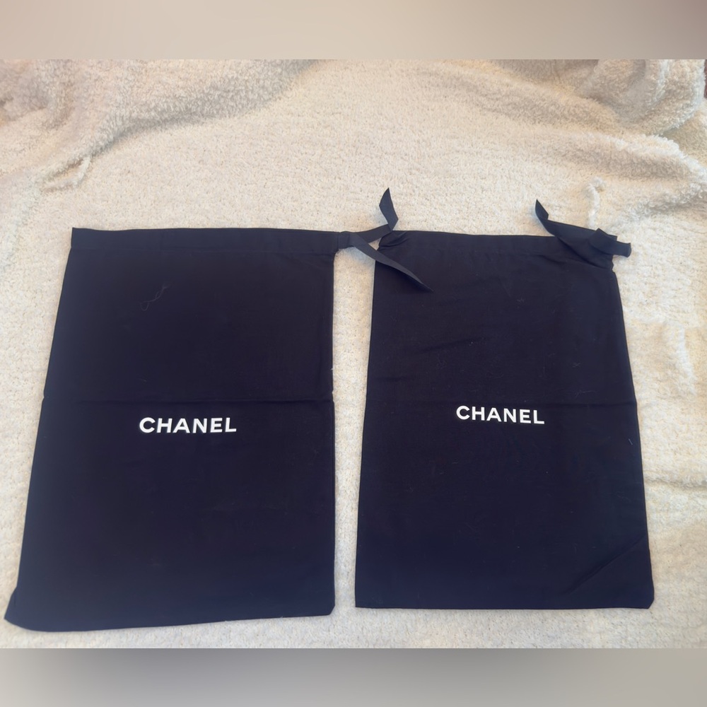 Authentic Chanel Shoe Storage Travel Bags